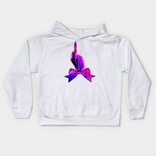 Brat Bow Kids Hoodie